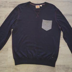 Hugo Boss Orange Sweater Size M - Navy Blue